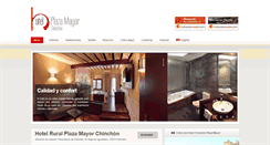 Desktop Screenshot of hotelplazamayorchinchon.com